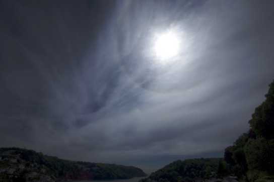 02 June 2022 - 11-18-15
Thanks to TVFTDO spotter Lynn I was alerted to this sun halo. They're not mega rare but still interesting. And created by the sun shining through ice crystals in the highest clouds.
---------------------
Sun halo over Dartmouth
